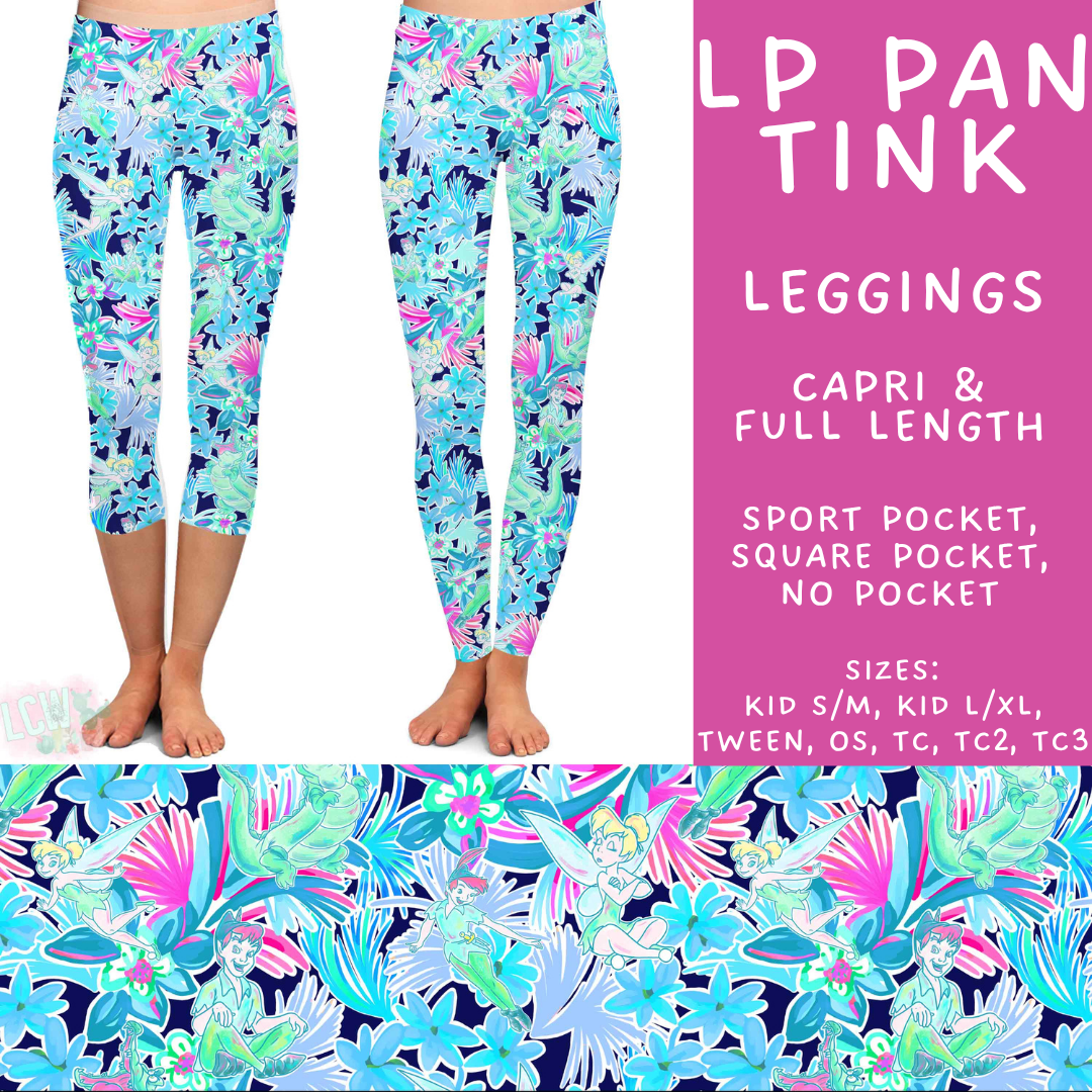 Batch #553 - LP Collection 3 - Closes 7/8 - ETA early Sept - LP Pan Tink Full and Capri Length Leggings