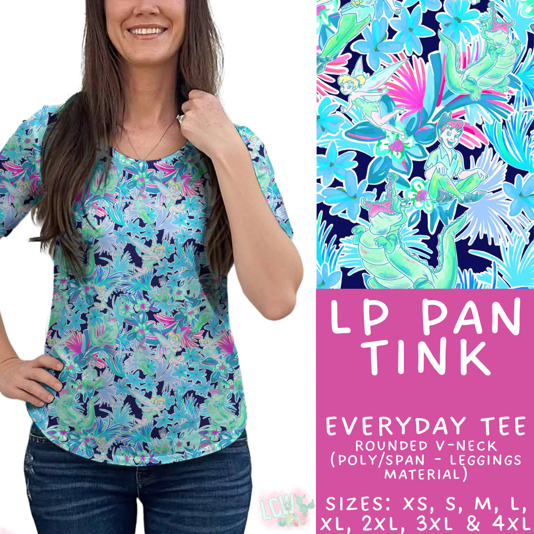 Batch #553 - LP Collection 3 - Closes 7/8 - ETA early Sept - LP Pan Tink Everyday Tank & Tee