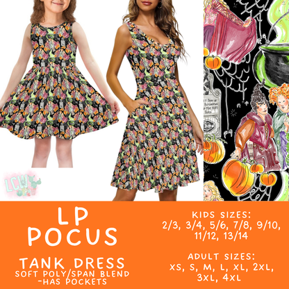 Batch #553 - LP Collection 3 - Closes 7/8 - ETA early Sept - LP Pocus Women's & Girl's Tank Dress