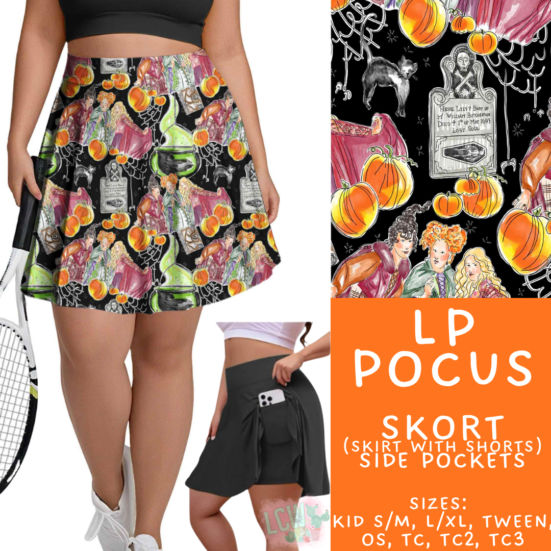 Batch #553 - LP Collection 3 - Closes 7/8 - ETA early Sept - LP Pocus Skort