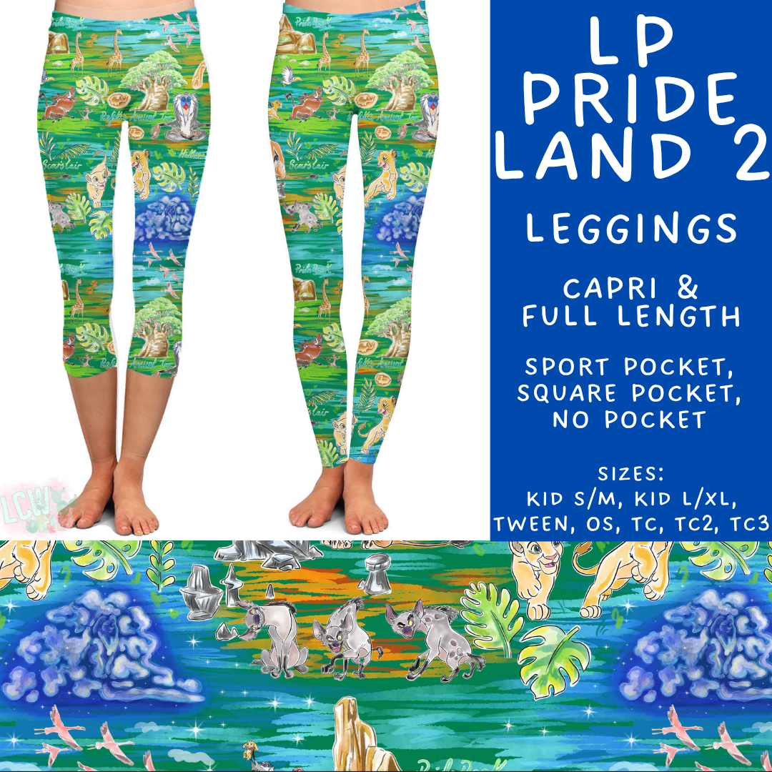 Batch #532 - LP Collection 2 - Closes 5/20 - ETA mid/late July - LP Pride Land 2 Full and Capri Length Leggings
