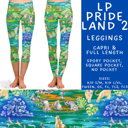 Batch #532 - LP Collection 2 - Closes 5/20 - ETA mid/late July - LP Pride Land 2 Full and Capri Length Leggings