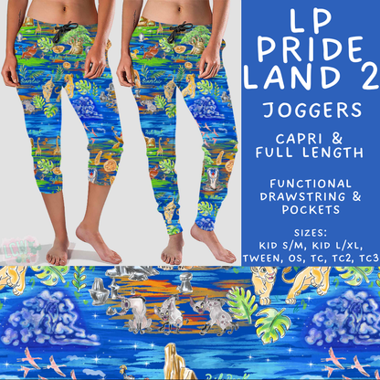 Batch #553 - LP Collection 3 - Closes 7/8 - ETA early Sept - LP Pride Land 2 Full and Capri Length Joggers