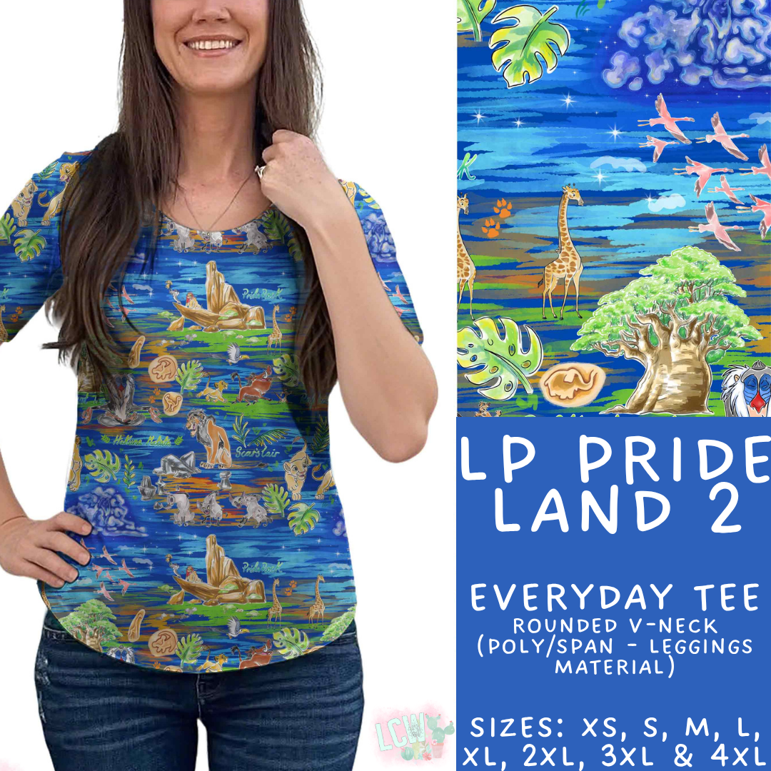 Batch #553 - LP Collection 3 - Closes 7/8 - ETA early Sept - LP Pride Land 2 Everyday Tank & Tee