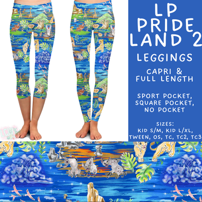 Batch #553 - LP Collection 3 - Closes 7/8 - ETA early Sept - LP Pride Land 2 Full and Capri Length Leggings
