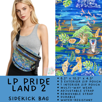 Batch #579 - Sidekick Bags 2 - Closes 9/2 - ETA early November - LP Pride Land 2 Sidekick Bag