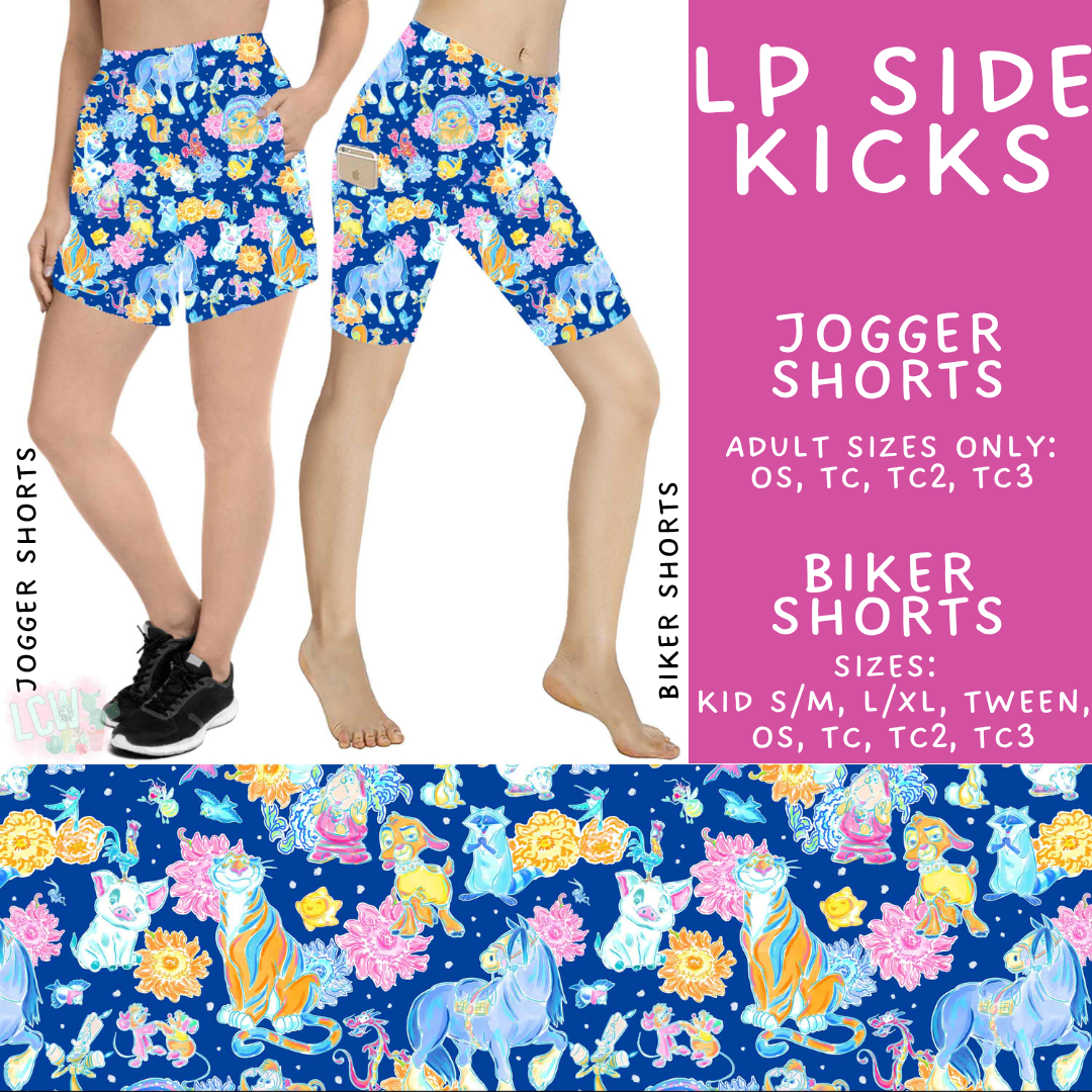Batch #553 - LP Collection 3 - Closes 7/8 - ETA early Sept - LP Side Kicks Biker & Jogger Shorts