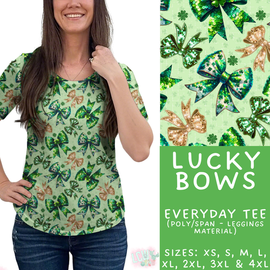Batch #464 - Lucky Charm Collection - Closes 12/17 - ETA early Feb - Lucky Bows Everyday Tee