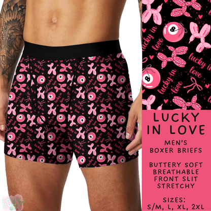 Batch #612 - Valentine's Matching Underwear - Closes 11/11 - ETA mid Jan - Lucky in Love Men's Boxer Briefs