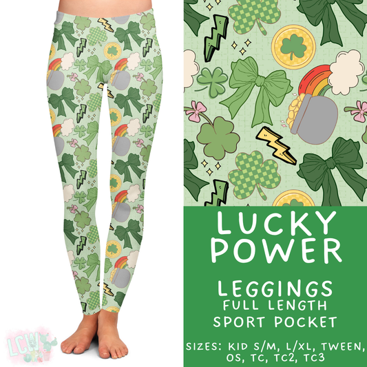 Batch #464 - Lucky Charm Collection - Closes 12/17 - ETA early Feb - Lucky Power Full Length Leggings