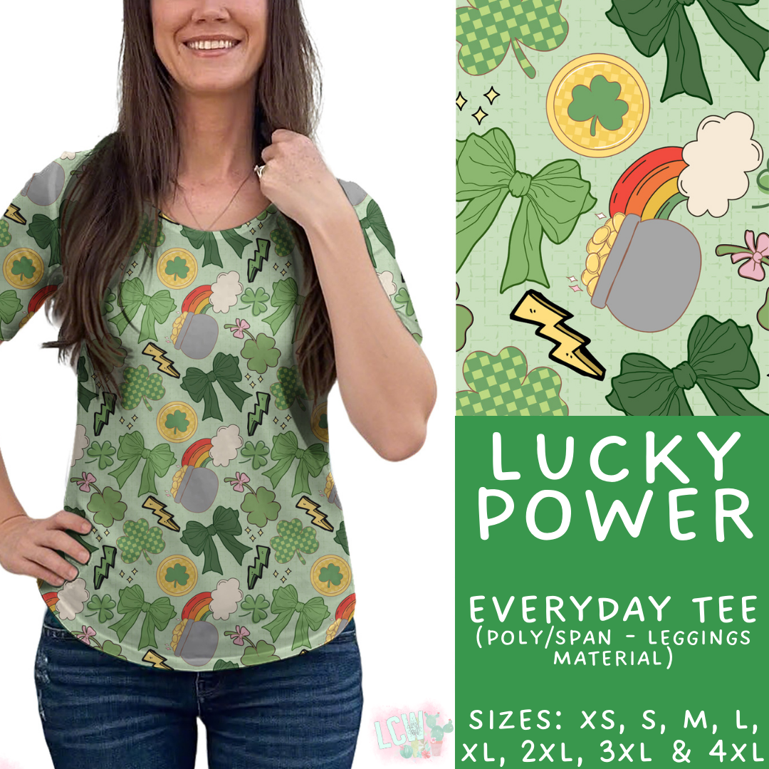 Batch #464 - Lucky Charm Collection - Closes 12/17 - ETA early Feb - Lucky Power Everyday Tee