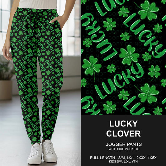 B268 - Preorder Lucky Clover Joggers (Closes 12/28. ETA mid Feb.)