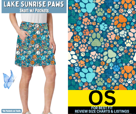 Lake Sunrise Paws Skort