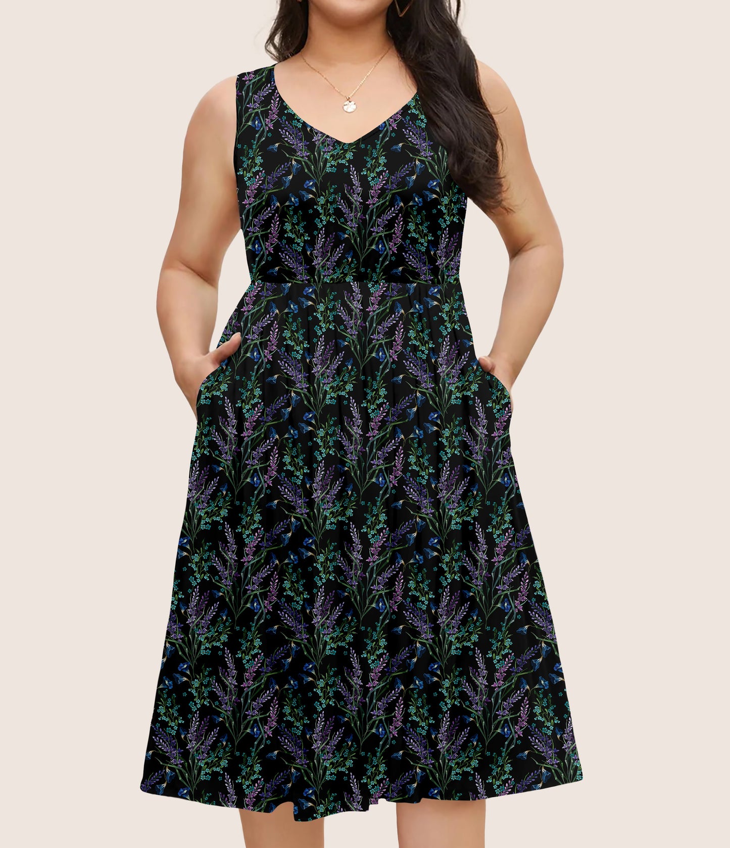 RTS - Lavender Meadow Pocket Dress