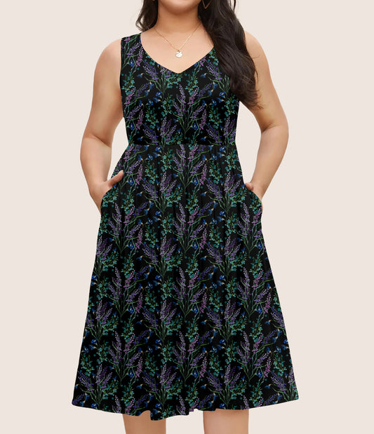 RTS - Lavender Meadow Pocket Dress
