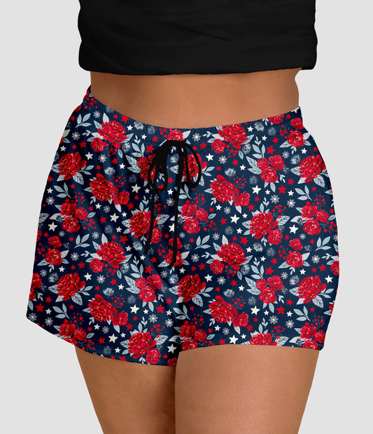 RTS - Liberty Floral Jogger Shorts
