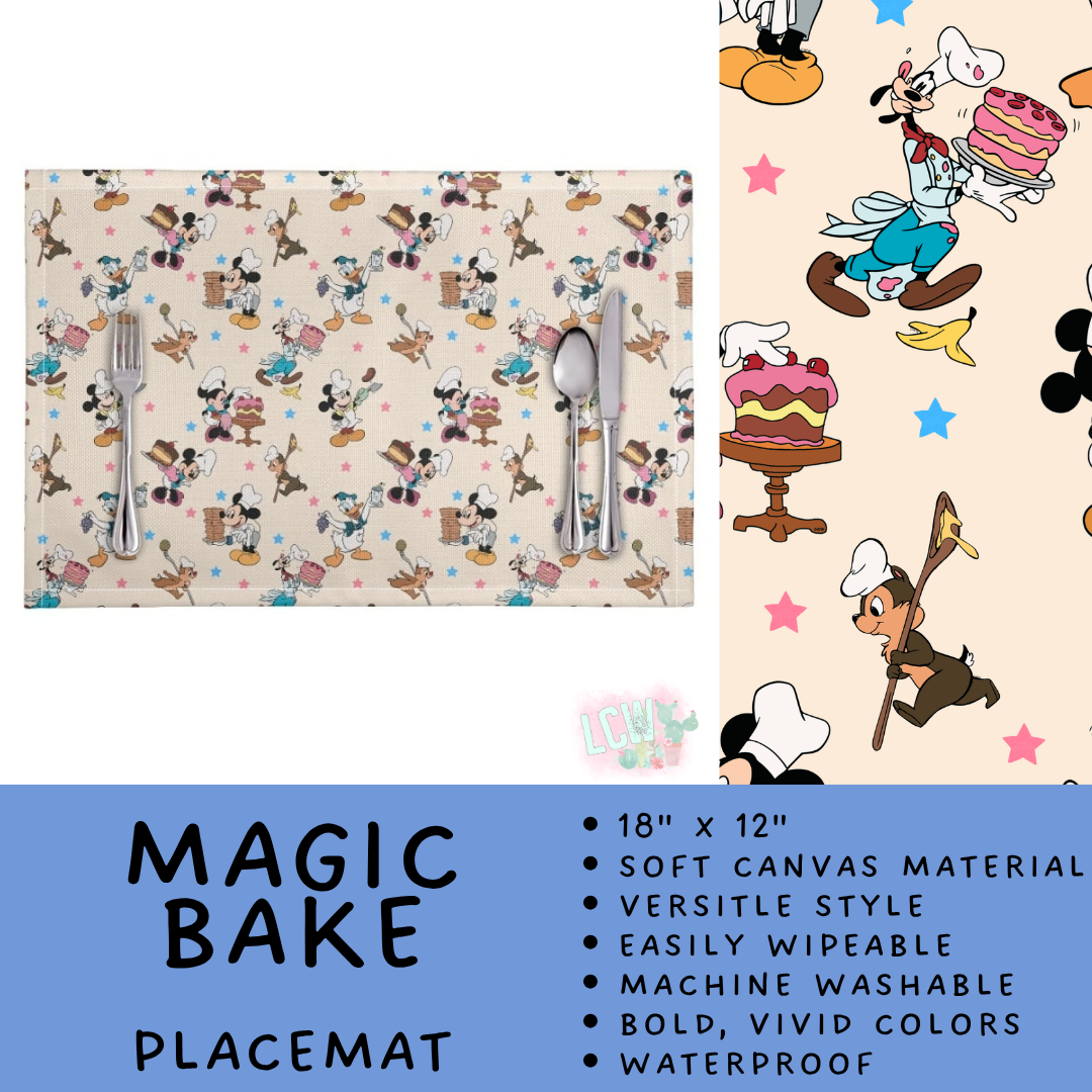Batch #602 - Table Runners & Placemats - Closes 10/23 - ETA mid Dec - Magic Bake Placemat