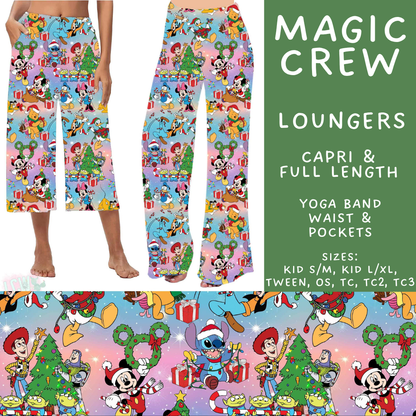 Batch #598 - Magical Character Christmas 2 - Closes 10/14 - ETA early Dec - Magic Crew Capri and Full Length Loungers