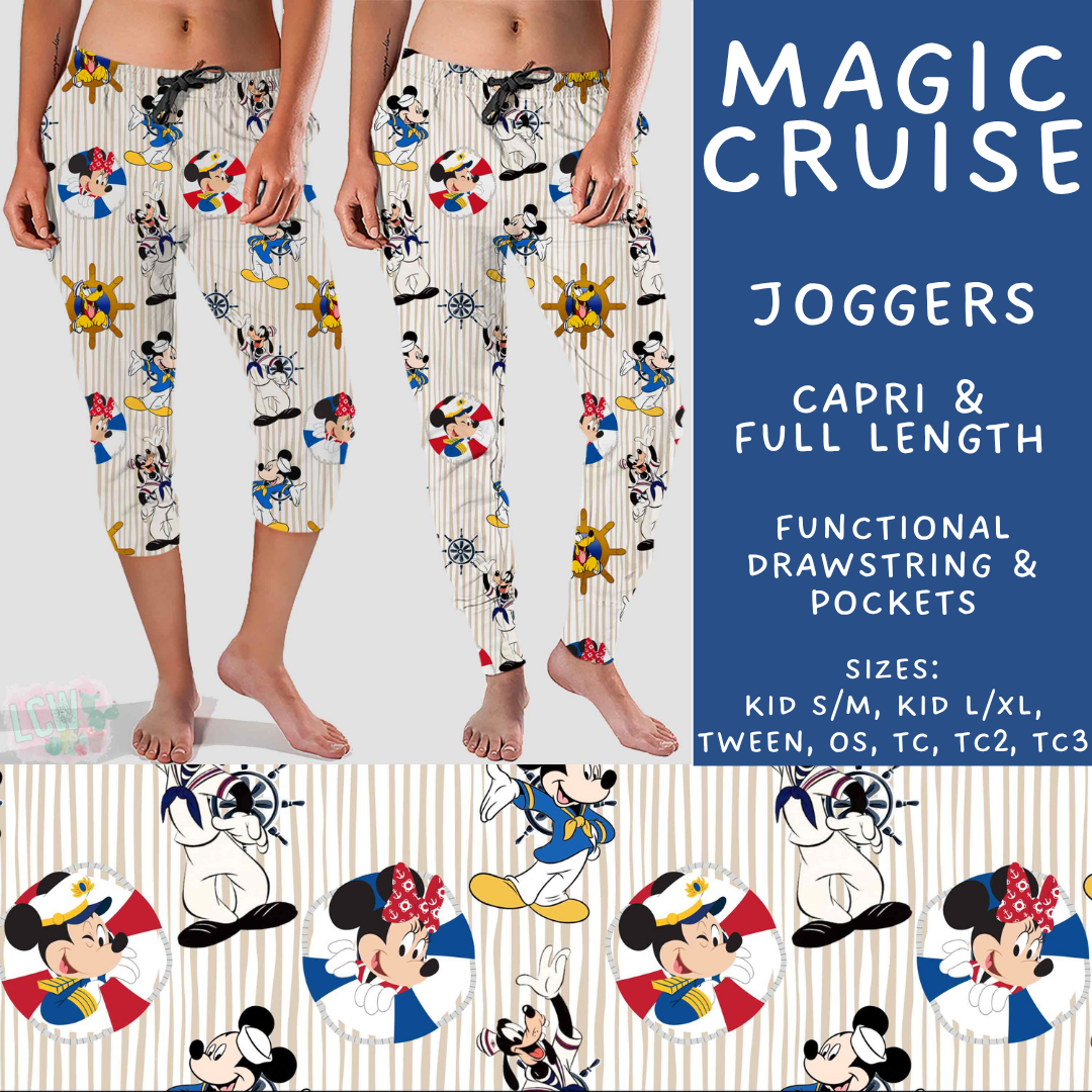 Batch #572 - Magical Faves 23 - Closes 8/19 - ETA mid October - Magic Cruise Full and Capri Length Joggers