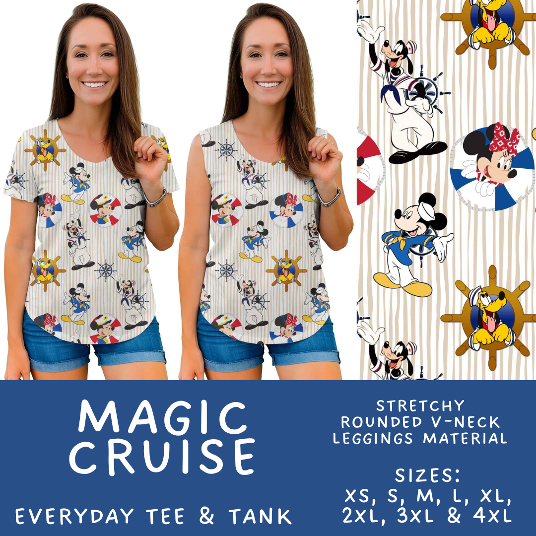 Batch #572 - Magical Faves 23 - Closes 8/19 - ETA mid October - Magic Cruise Everyday Tank & Tee