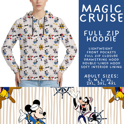 Batch #572 - Magical Faves 23 - Closes 8/19 - ETA mid October - Magic Cruise Full Zip Hoodie