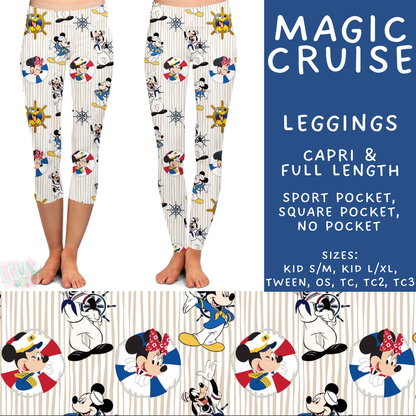Batch #572 - Magical Faves 23 - Closes 8/19 - ETA mid October - Magic Cruise Full and Capri Length Leggings