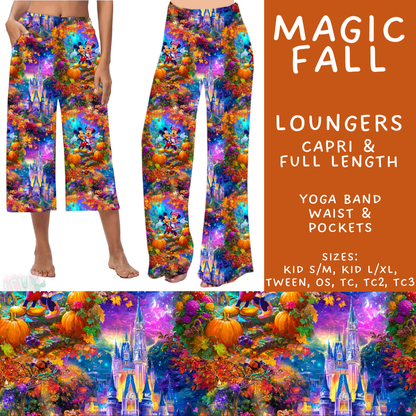 Batch #583 - Magical Character Fall - Closes 9/9 - ETA early Nov - Magic Fall Capri and Full Length Loungers