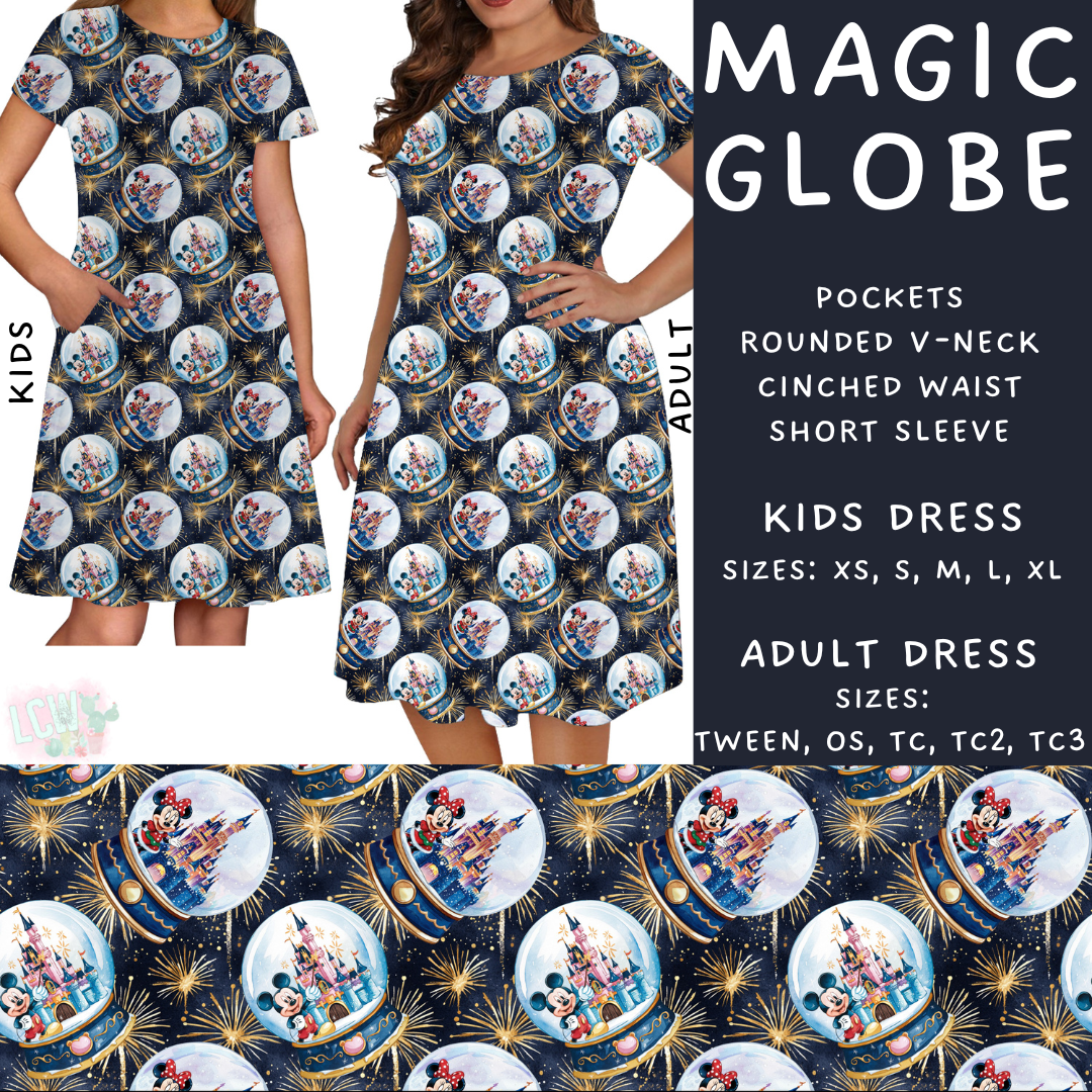 Batch #277 - December Request Run - Closes 1/27 - ETA late March - Magic Globe Adult & Kids Dresses