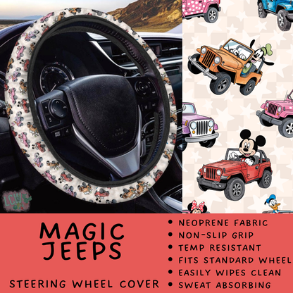 Batch #554 - Car Accessories 3 - Closes 7/10 - ETA early/mid Sept - Magic Jeeps Steering Wheel Cover