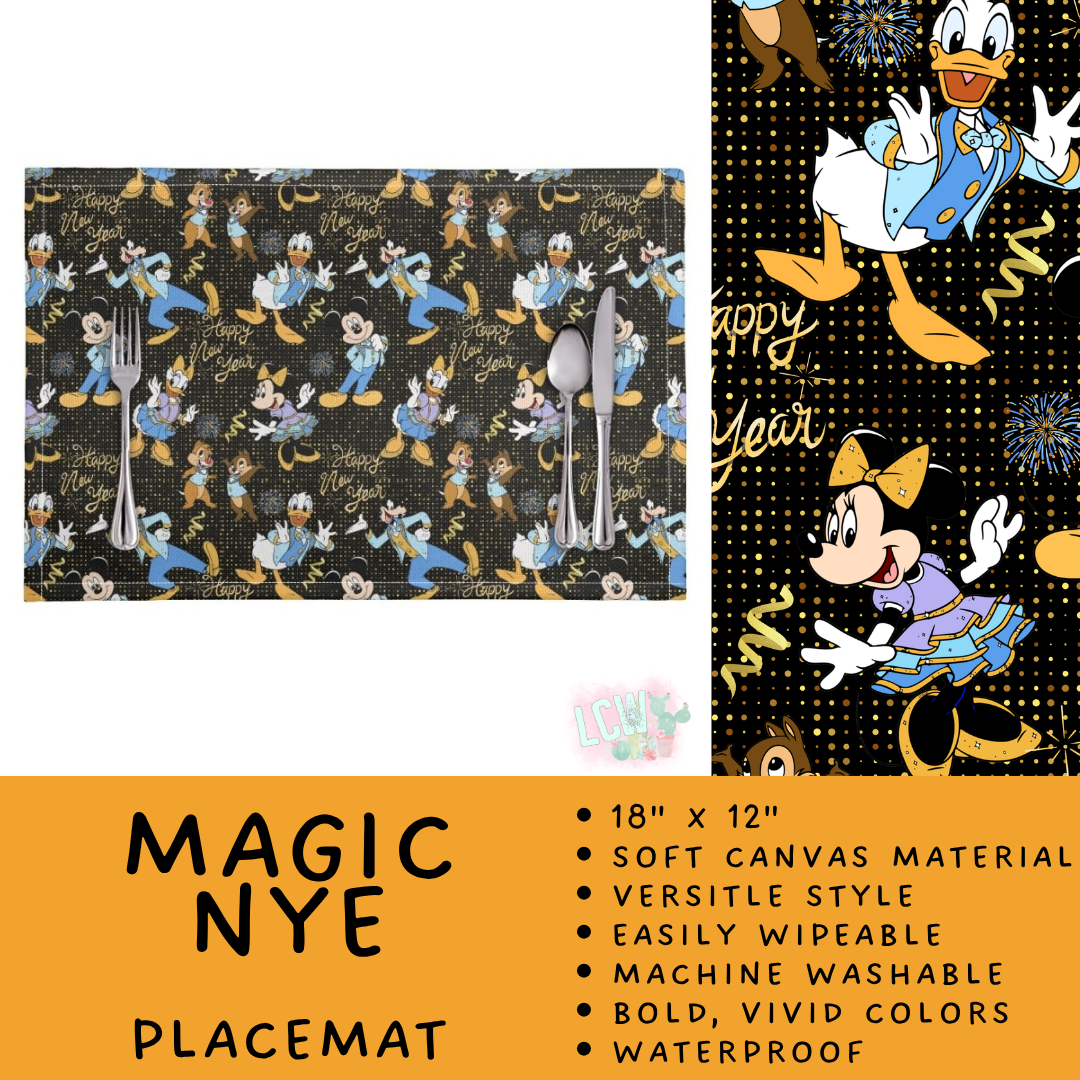 Batch #602 - Table Runners & Placemats - Closes 10/23 - ETA mid Dec - Magic NYE Placemat