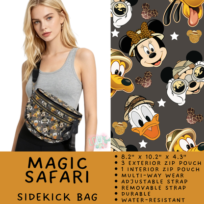 Batch #579 - Sidekick Bags 2 - Closes 9/2 - ETA early November - Magic Safari Sidekick Bag