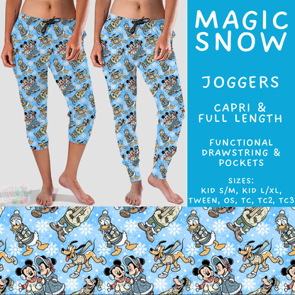 Batch #606 - Magical Character Winter - Closes 10/30 - ETA late Dec - Magic Snow Full and Capri Length Joggers