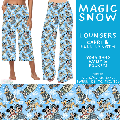 Batch #606 - Magical Character Winter - Closes 10/30 - ETA late Dec - Magic Snow Capri and Full Length Loungers