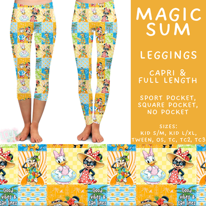Batch #552 - Magical Faves 22 - Closes 7/6 - ETA early Sept - Magic Sum Full and Capri Length Leggings