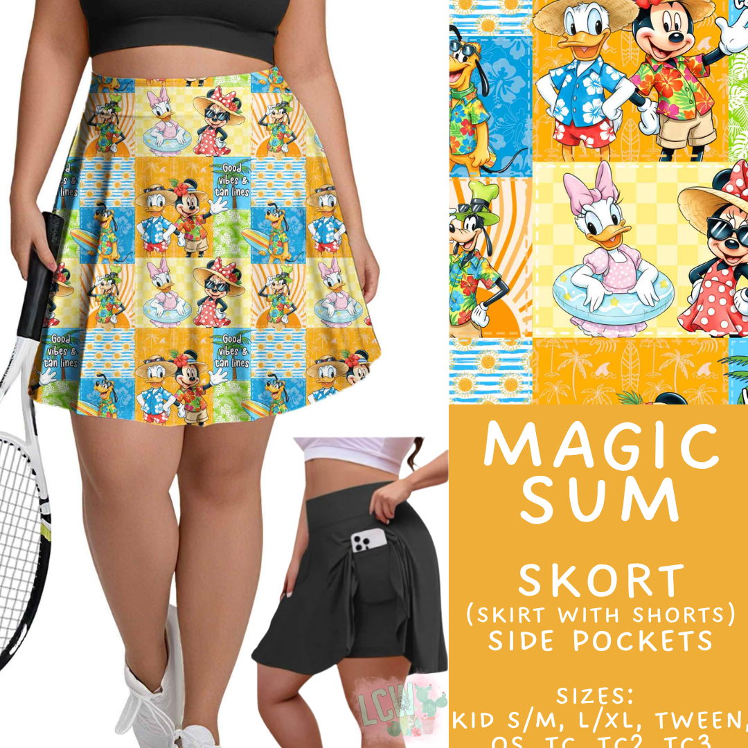 Batch #552 - Magical Faves 22 - Closes 7/6 - ETA early Sept - Magic Sum Skort