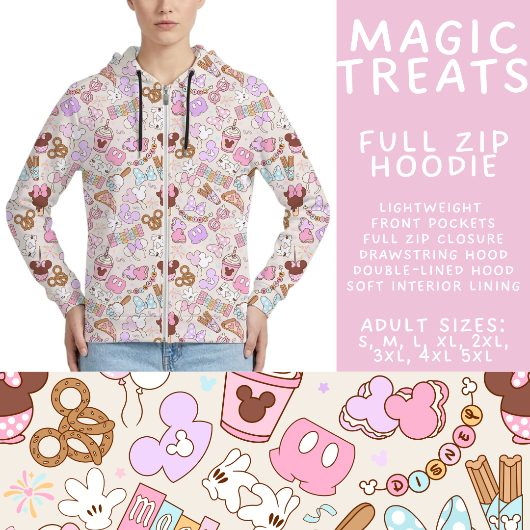 Batch #528 - Magical Faves 20 - Closes 5/11 - ETA mid July - Magic Treats Full Zip Hoodie