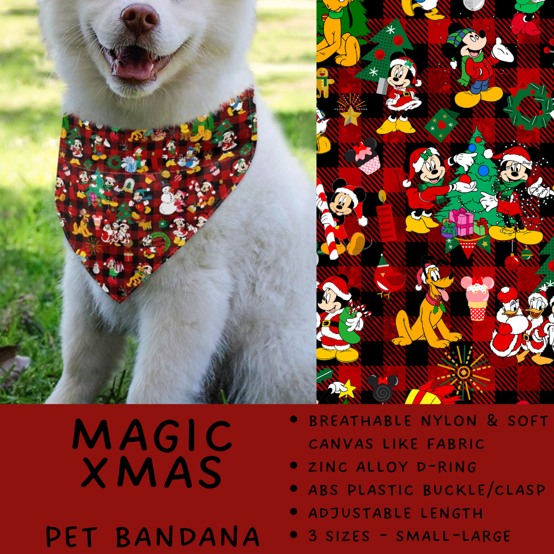 Batch #576 - Pet Gear 2 - Closes 8/28 - ETA late October - Magic Xmas Pet Bandana