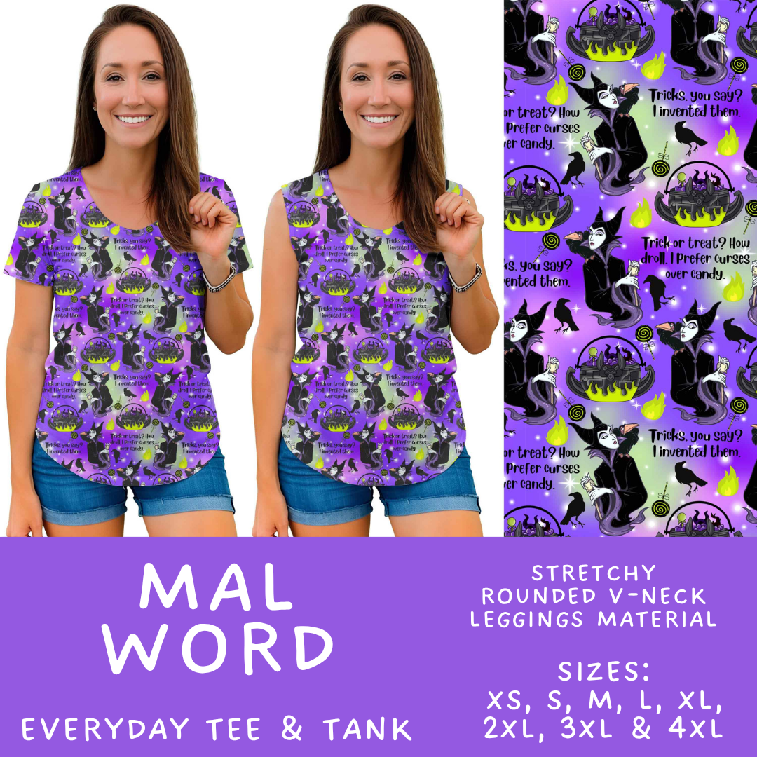 Batch #608 - Magic in Words - Closes 11/4 - ETA early Jan - Mal Word Everyday Tank & Tee