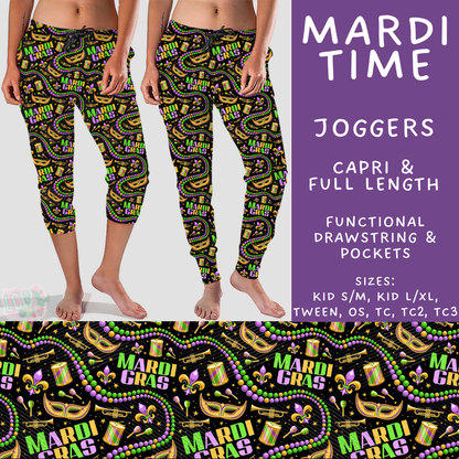 Batch #605 - Mardi Party - Closes 10/28 - ETA late Dec - Mardi Time Full and Capri Length Joggers