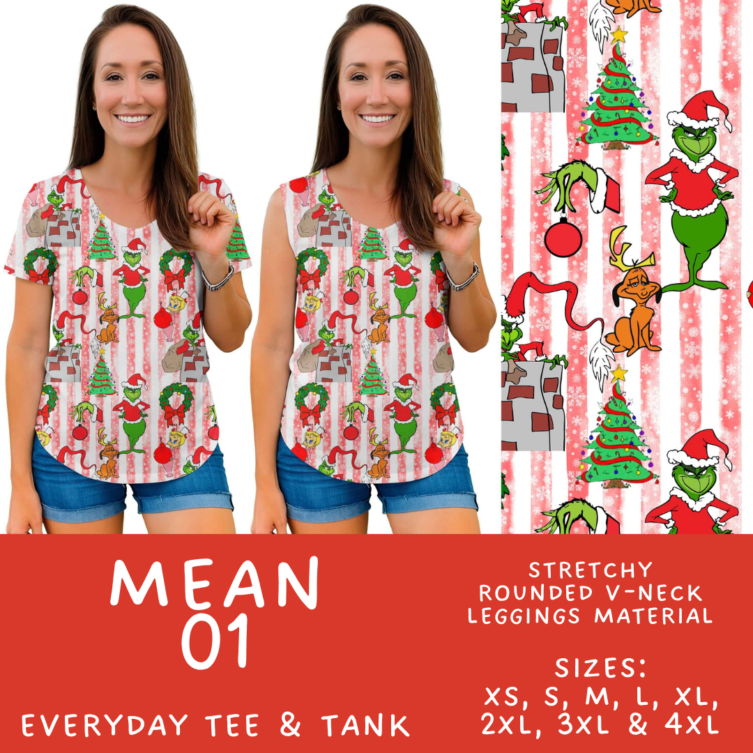 Batch #599 - Mr Mean 3 - Closes 10/16 - ETA early Dec - Mean 01 Everyday Tank & Tee