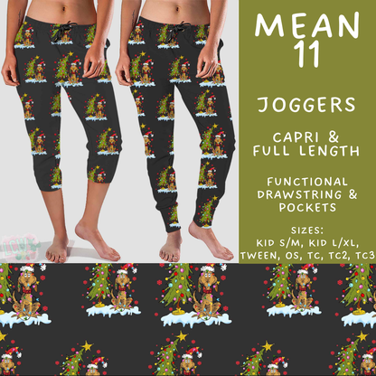 Batch #599 - Mr Mean 3 - Closes 10/16 - ETA early Dec - Mean 11 Full and Capri Length Joggers