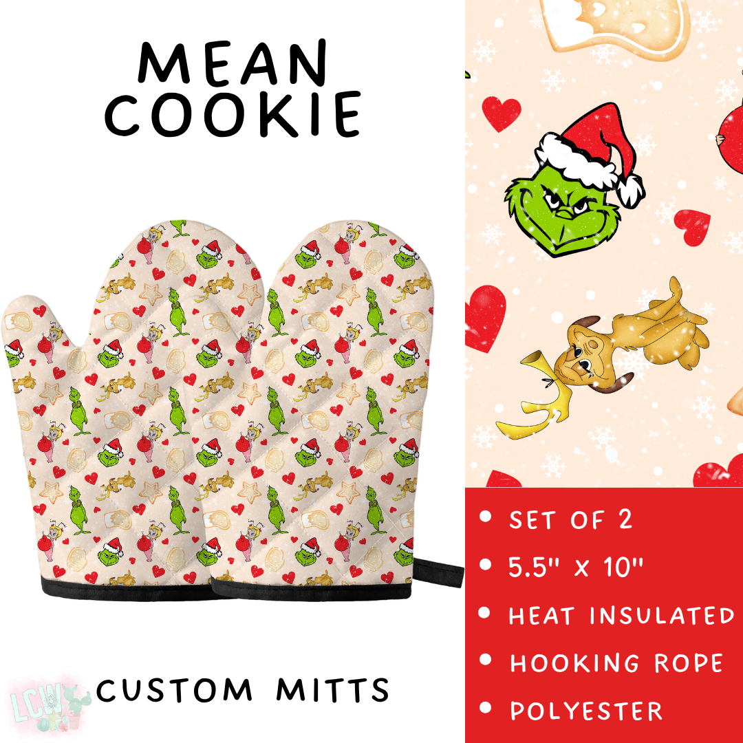 Batch #591 - Baking Spirits Bright 3 - Closes 9/28 - ETA mid/late Nov - Mean Cookie Oven Mitts