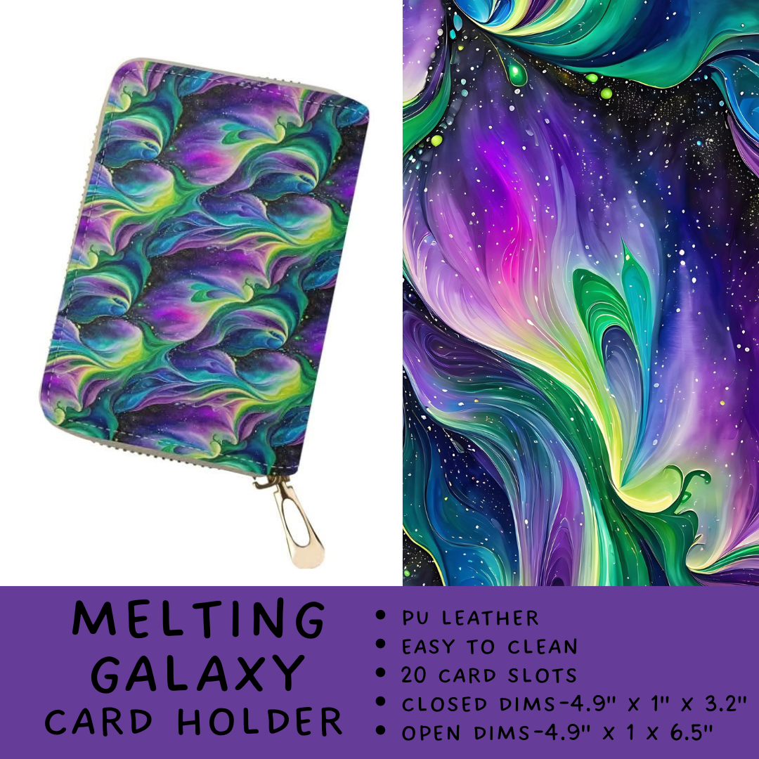 Batch #265 - Card Holders & Foldable Wallets - Closes 1/1 - ETA mid Feb - Melting Galaxy Card Holder