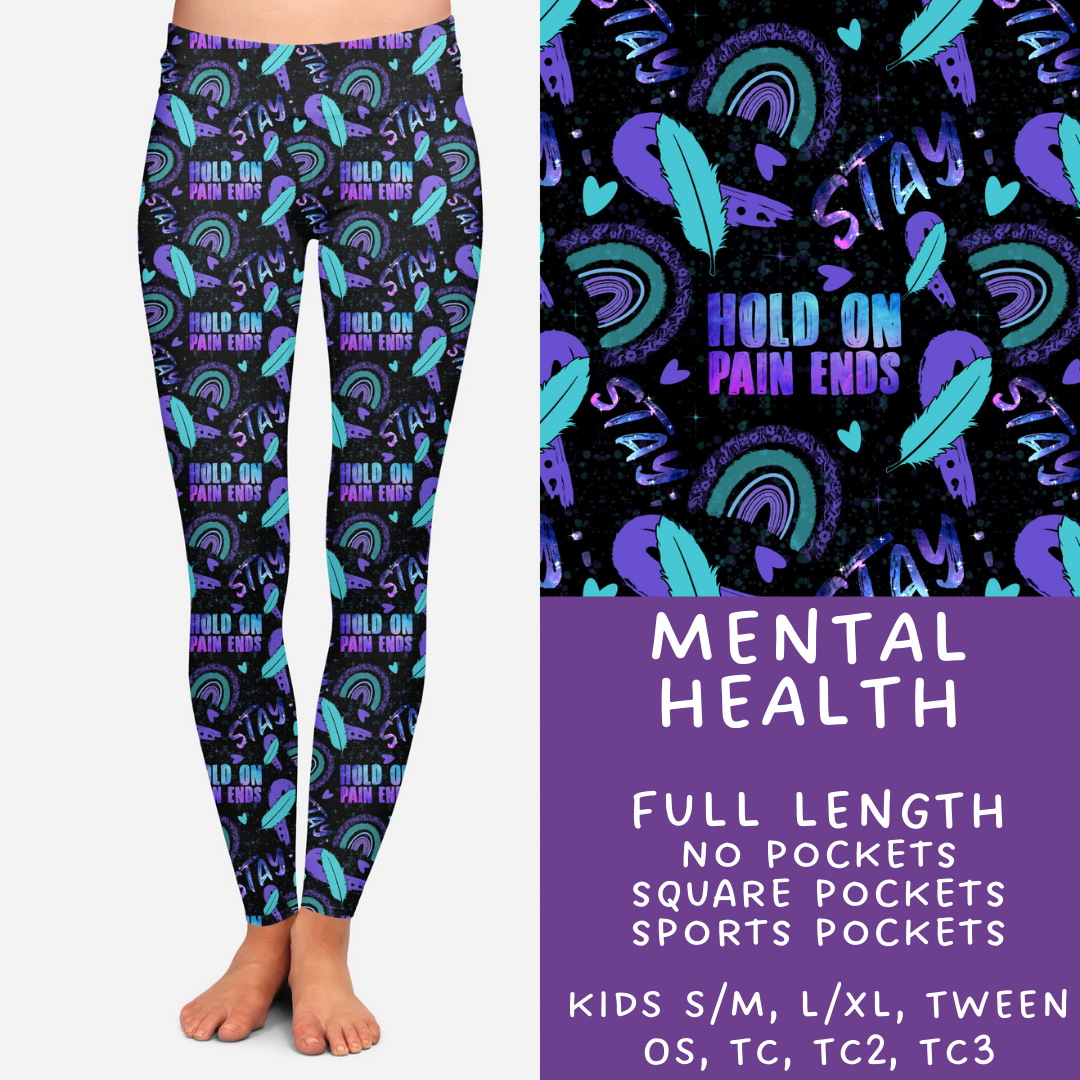 Ready To Ship - Mental Health Leggings