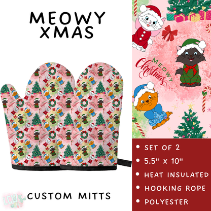 Batch #591 - Baking Spirits Bright 3 - Closes 9/28 - ETA mid/late Nov - Meowy Xmas Oven Mitts