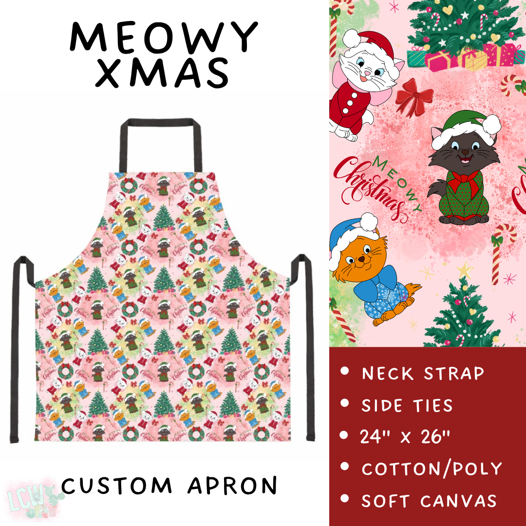 Batch #591 - Baking Spirits Bright 3 - Closes 9/28 - ETA mid/late Nov - Meowy Xmas Apron