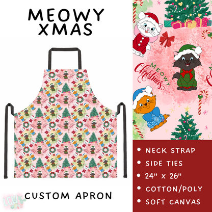 Batch #591 - Baking Spirits Bright 3 - Closes 9/28 - ETA mid/late Nov - Meowy Xmas Apron