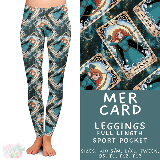 Batch #474 - Princess Tarot - Closes 1/12 - ETA early/mid March - Mer Card Full Length Leggings