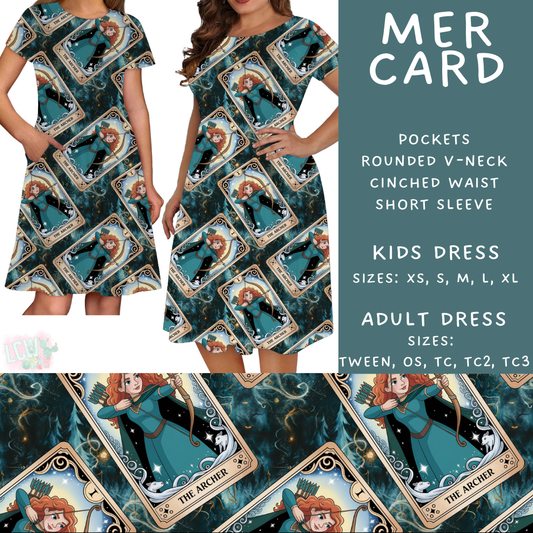 Batch #474 - Princess Tarot - Closes 1/12 - ETA early/mid March - Mer Card Adult & Kids Dresses
