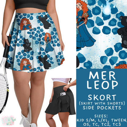 Batch #467 - Princess Leopard - Closes 12/24 - ETA late Feb - Mer Leop Skort